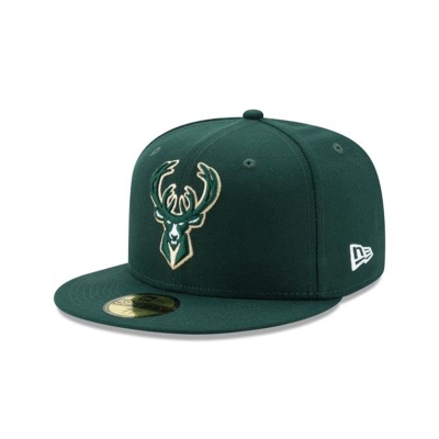 Sapca New Era Milwaukee Bucks NBA Team Color 59FIFTY Fitted - Verzi